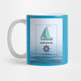 Sea sailing design Mug